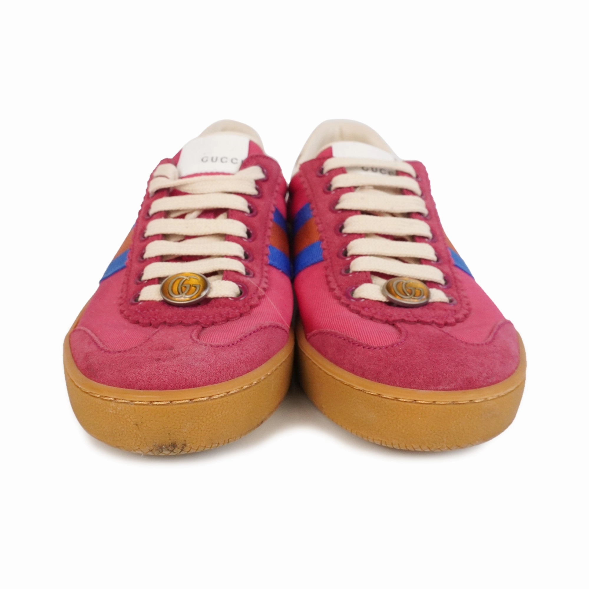 Women's Casual Shoes On Sale Gucci G74 Web Sneakers - Women's 38