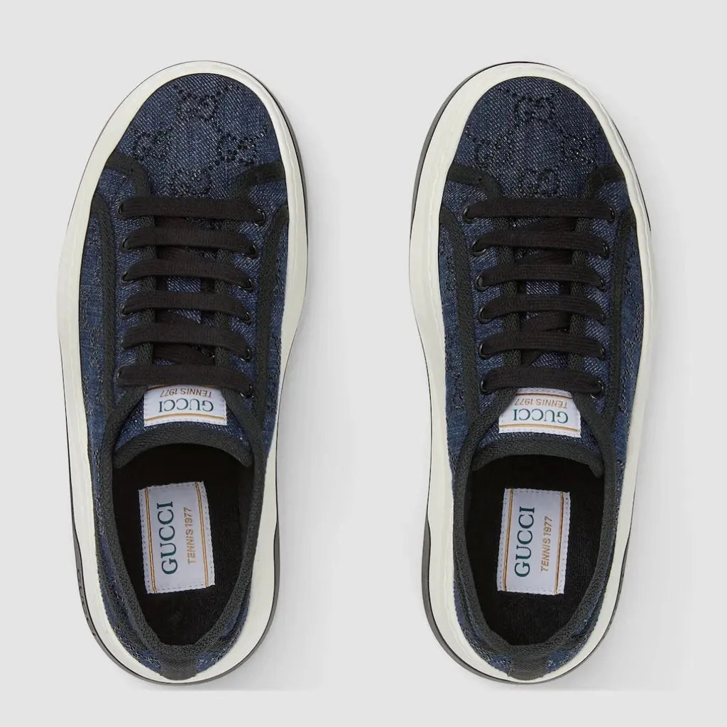 Kappa Tennis Shoes Gucci GG printed platform sneakers Blue