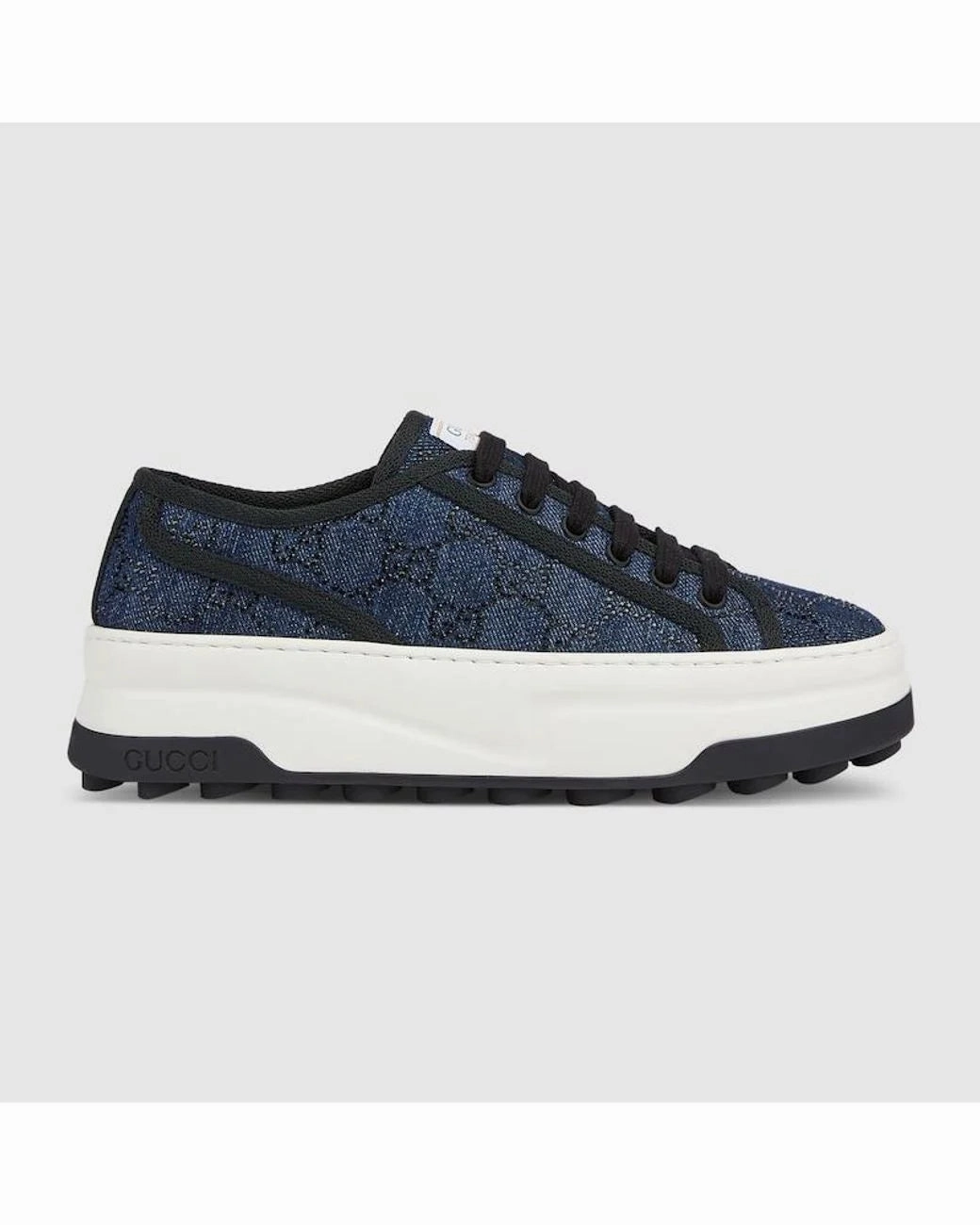 Fleet Feet Tennis Shoes Gucci GG printed platform sneakers Blue