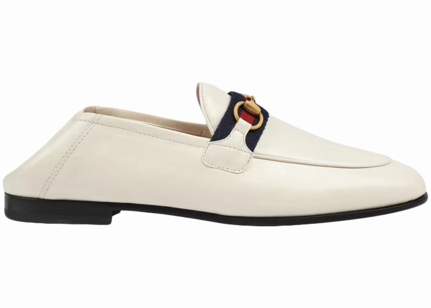 Slip On White Sneaker Gucci Slip On Loafer With Web White Leather