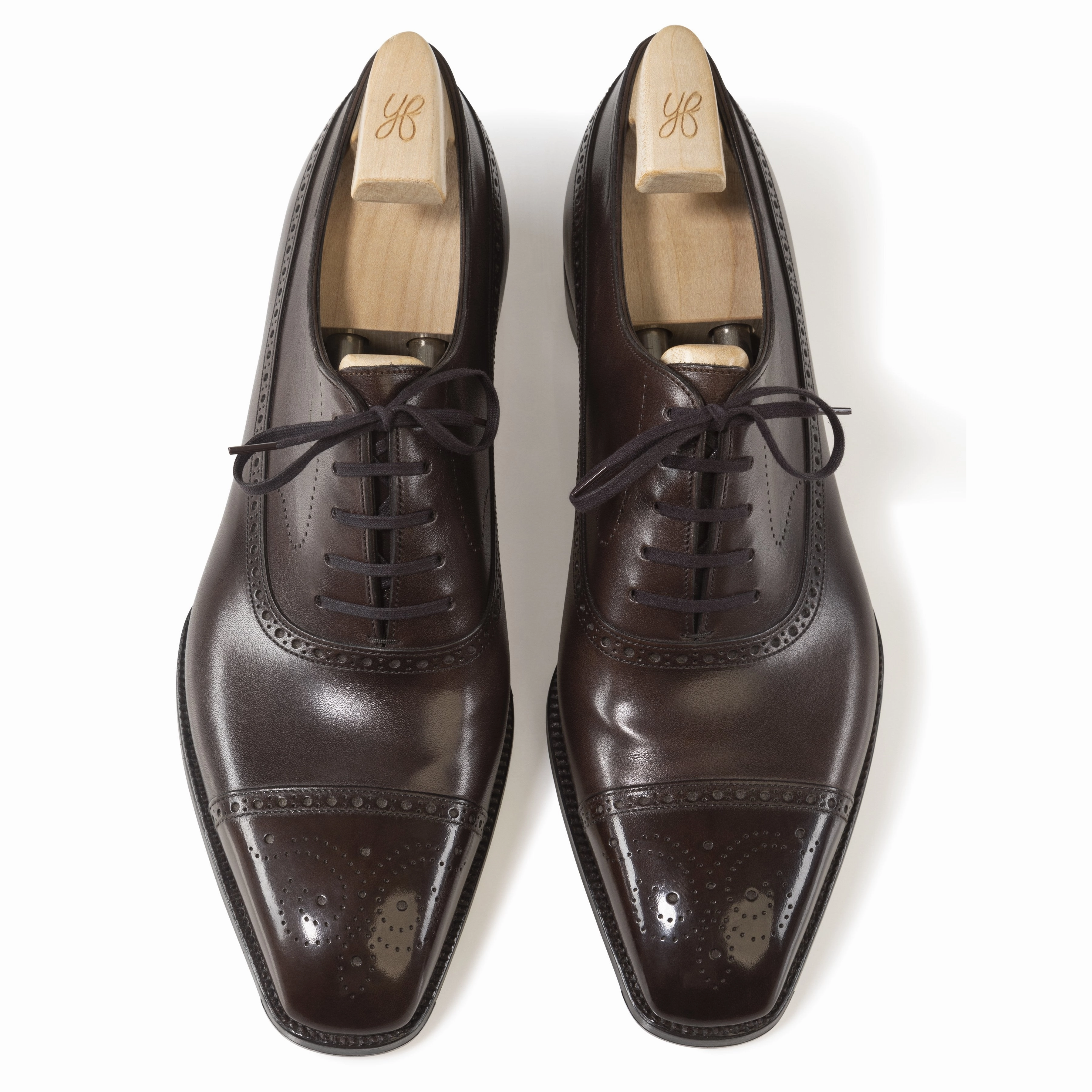 Slip Resistant Oxford Shoes Guethe Medallion Captoe Oxford