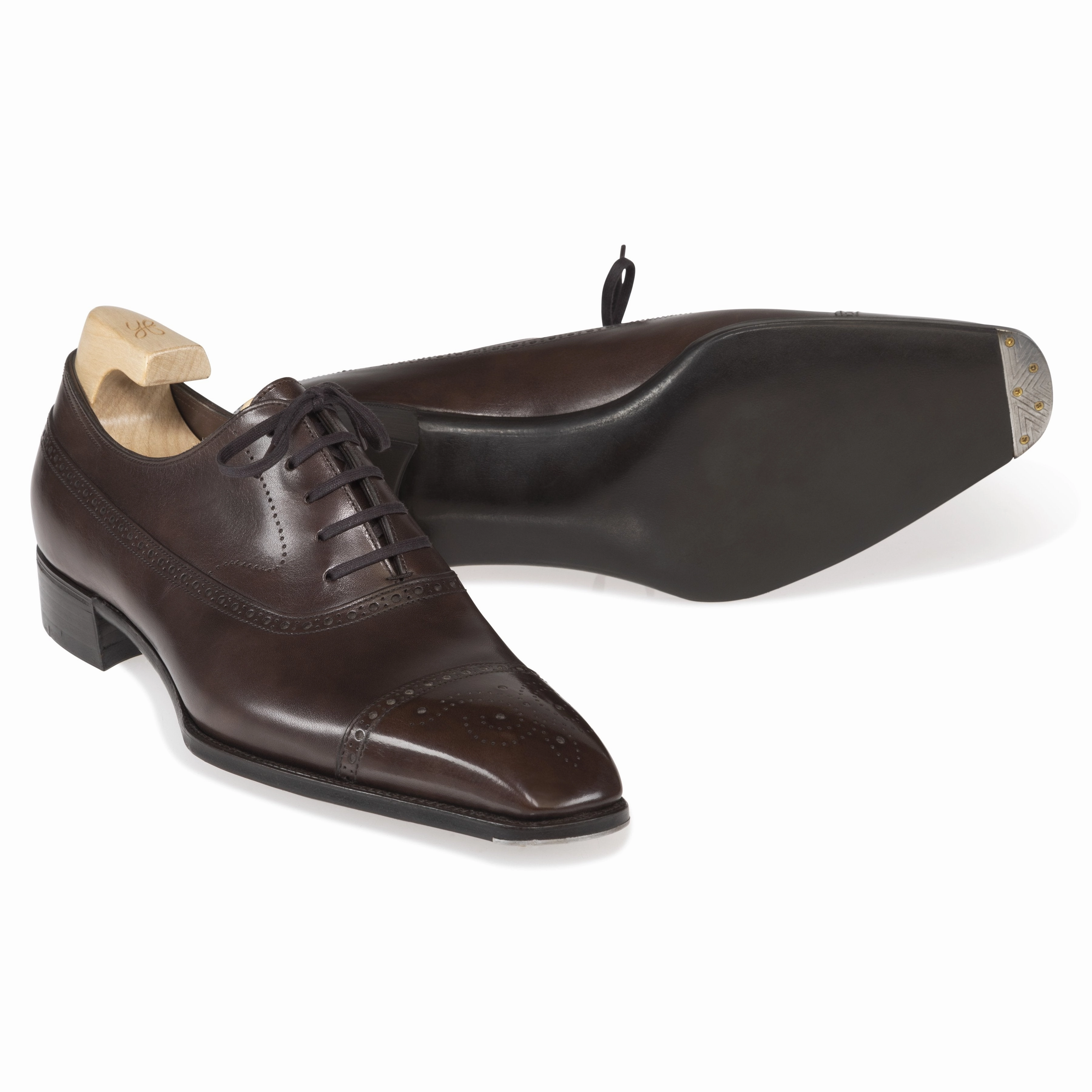 Guethe Medallion Captoe Oxford Oxfords Mesh Dress Sneakers