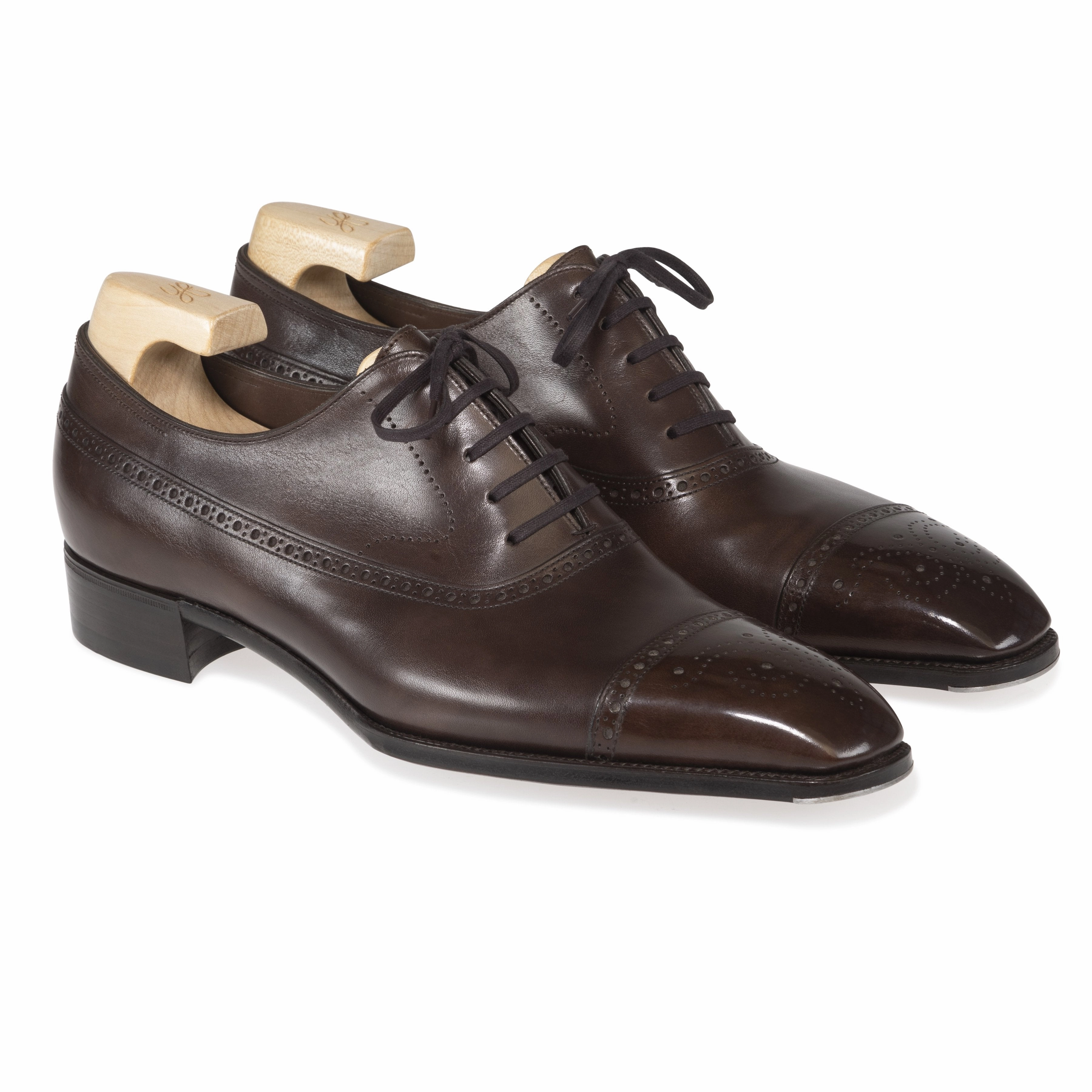Guethe Medallion Captoe Oxford Zerogrand Wingtip Oxfords