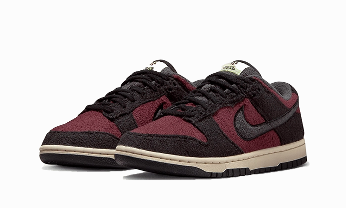 Expensive Nike Running Shoes Nike Dunk Low SE Fleece Burgundy Crush