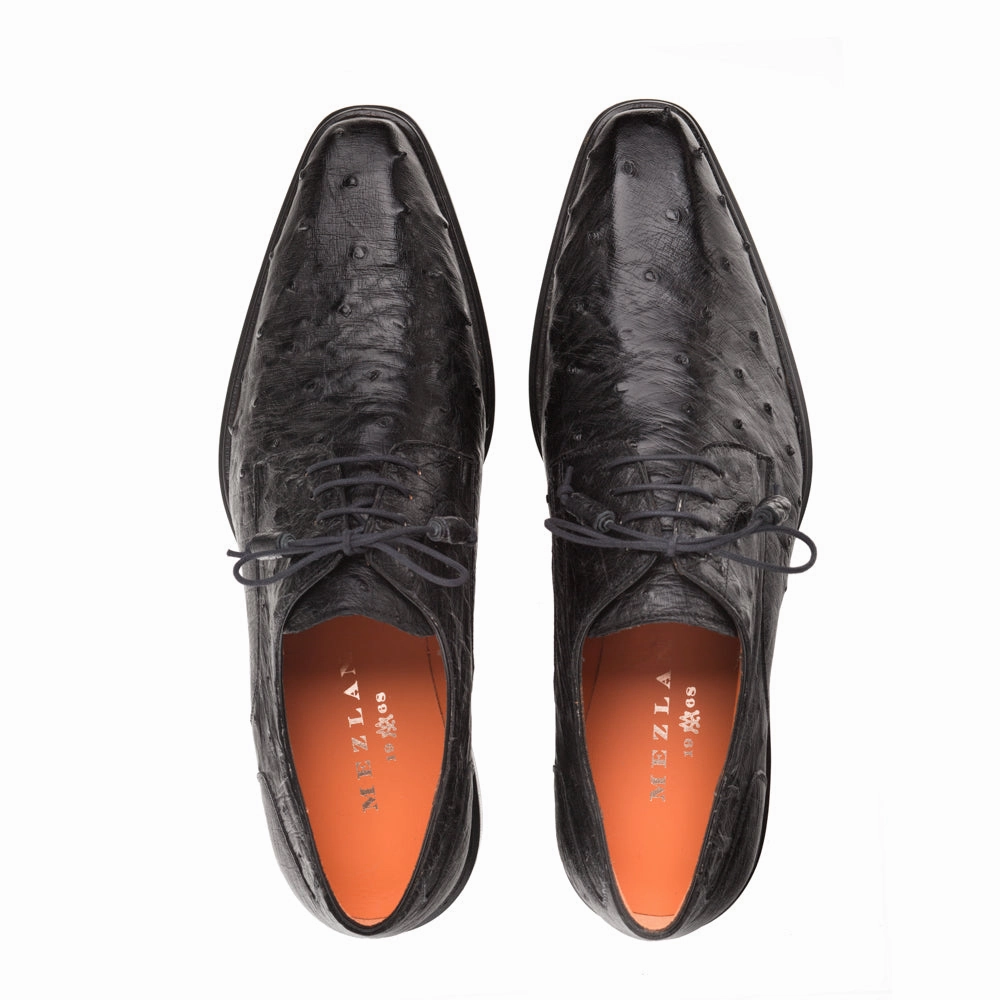 Tillson Ostrich Derby Lace-up Boat Shoe
