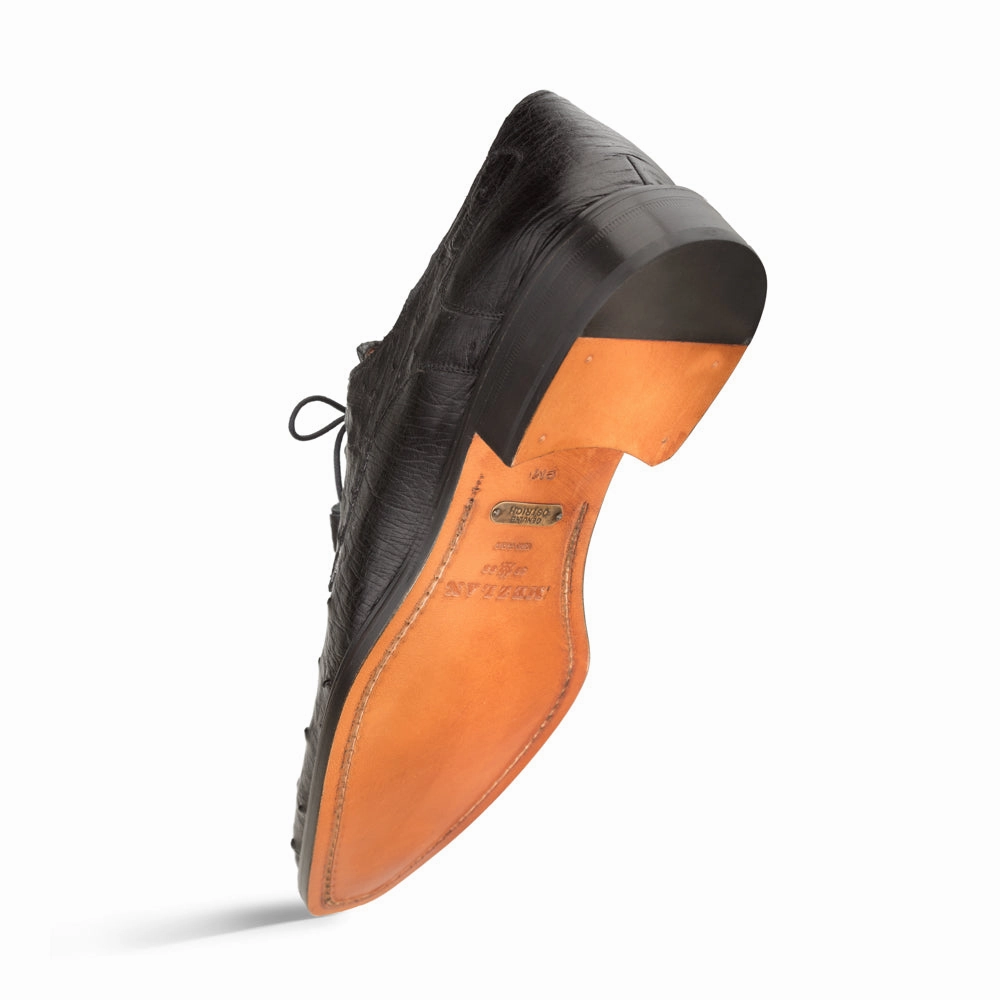 Tillson Ostrich Derby Tan Brown Derby Shoes