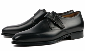 Brogue Hombre Brooklyn Single Monk Black