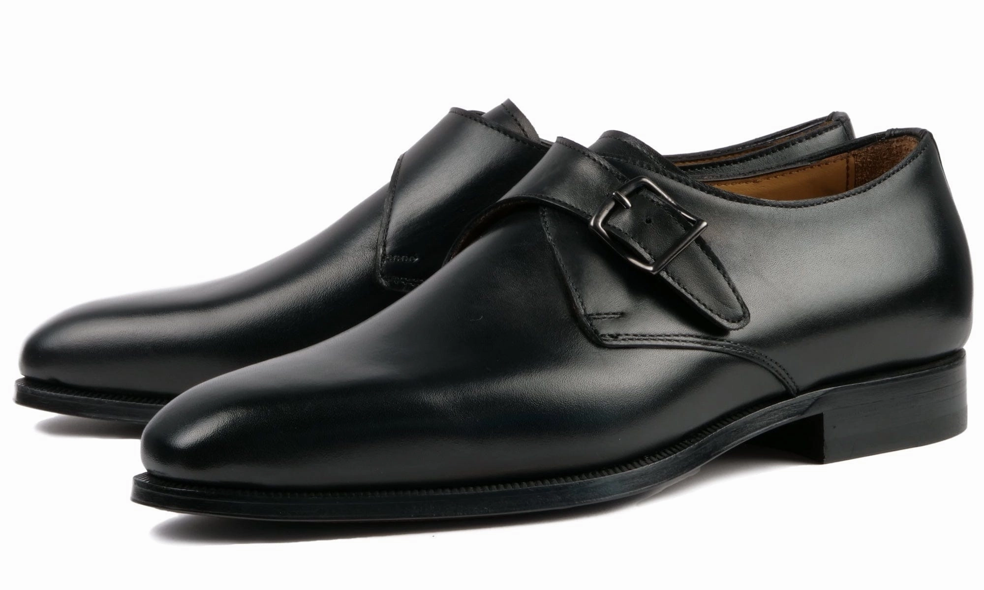 Brooklyn Single Monk Black Alfred Brogues
