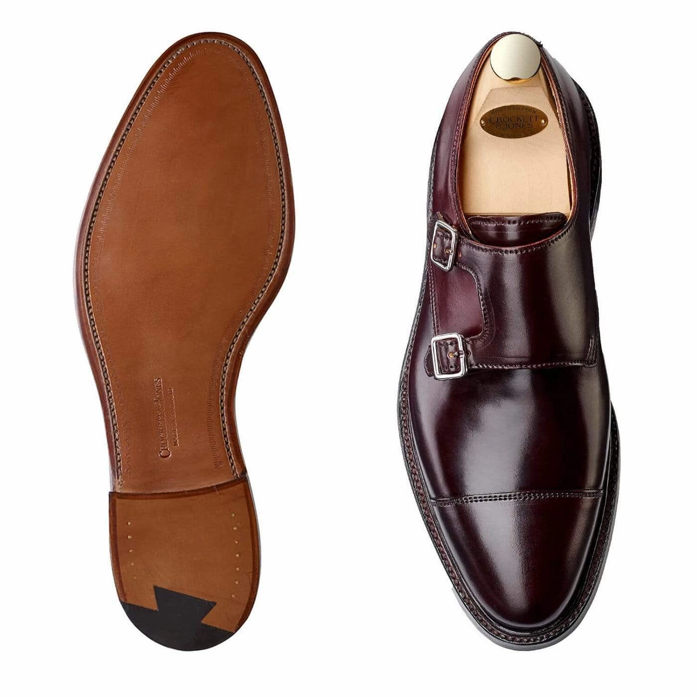 Harrogate Burgundy Cordovan 3989 Brogue Shoes Size 7