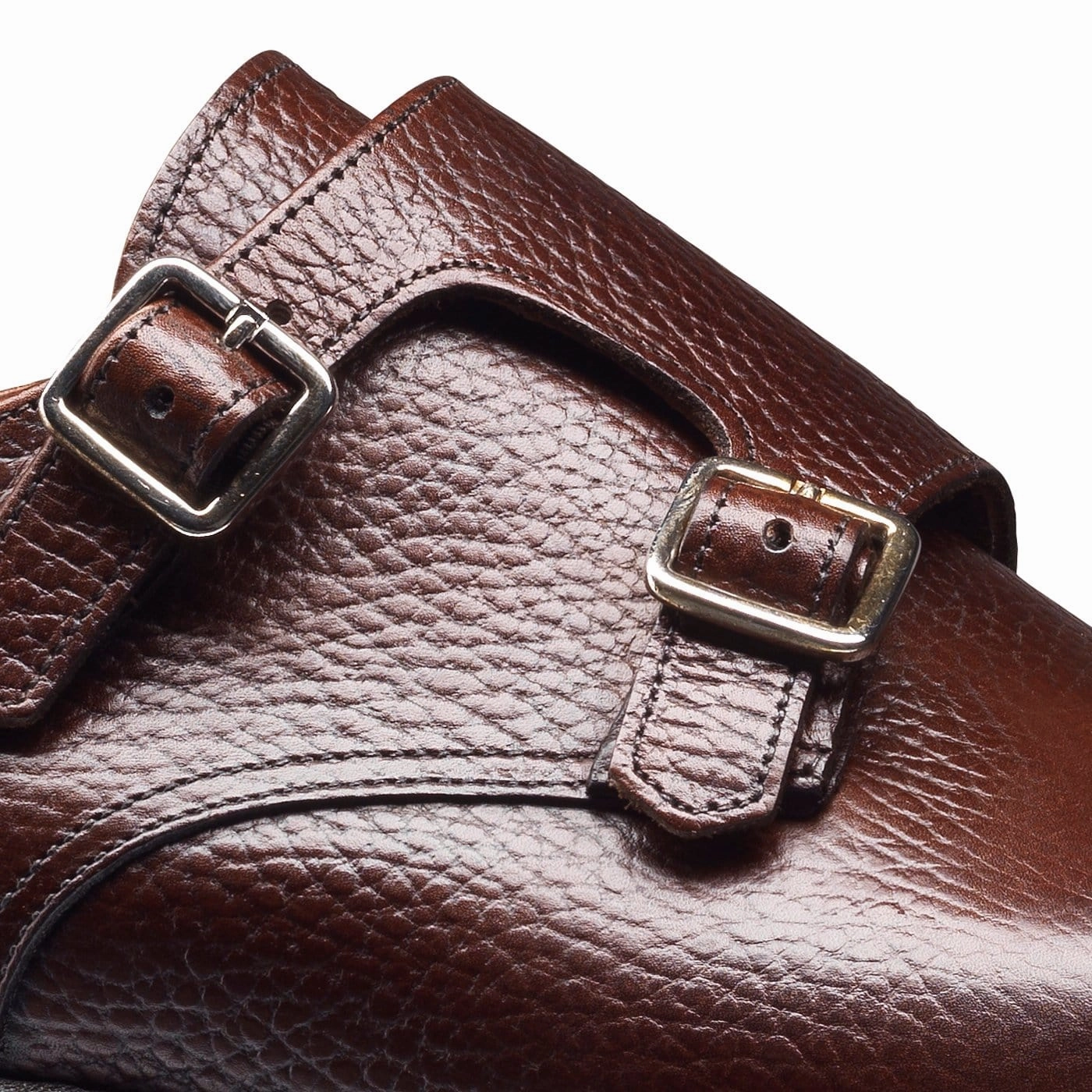 Brown Lace Up Brogue Boots Harrogate Dark Brown Country Calf Grain