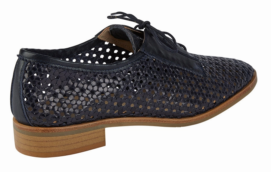 Hay Mason Navy Brogue Chelsea Boot Ladies