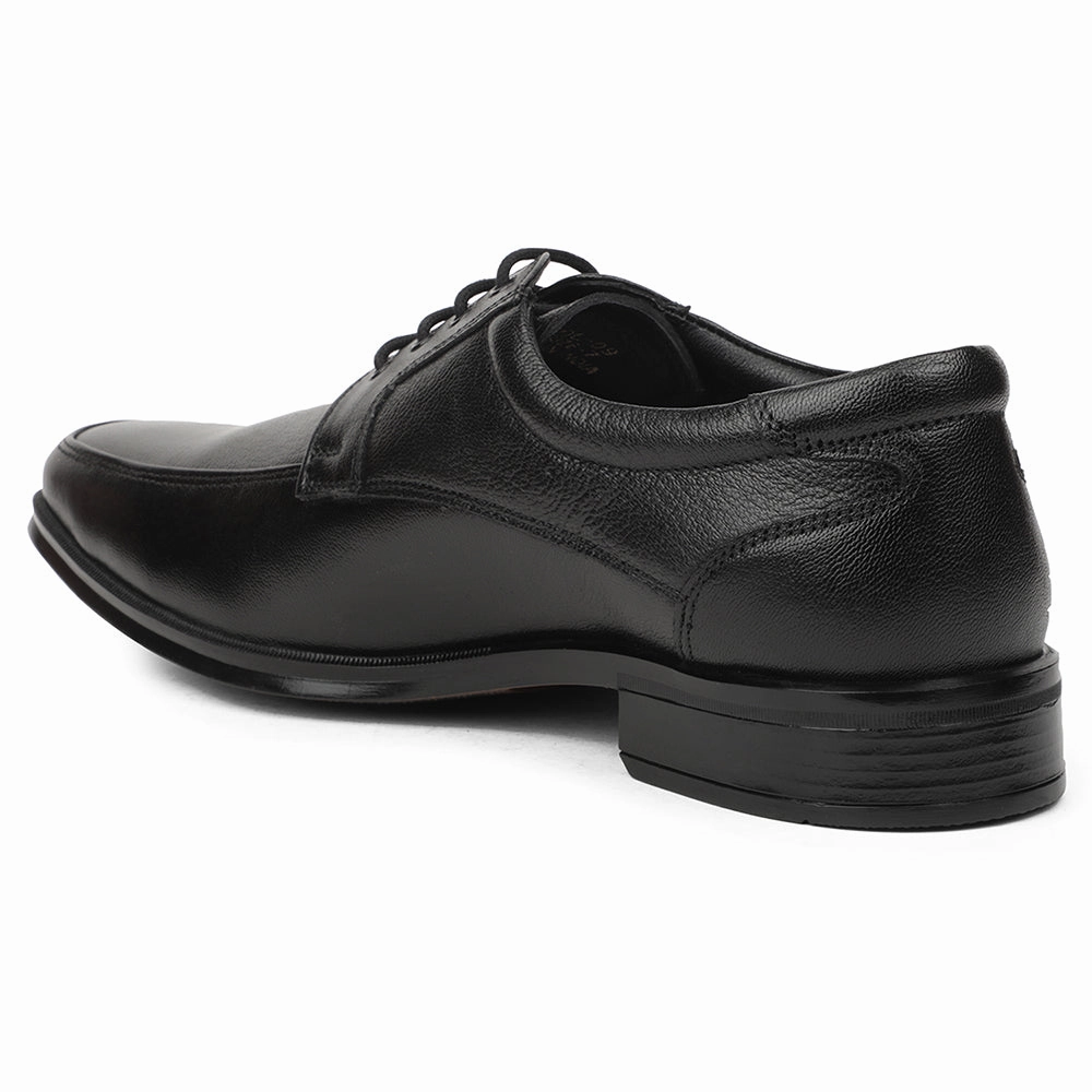 Healers Black Formal Lacing Derby Shoes For Men UDL-9 By Liberty Archie Ii Wyoming Leather Shoes