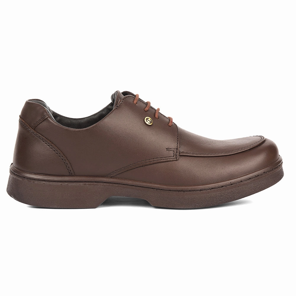 Healers Dark Brown Formal Lacing Derby Shoes For Men 204601AN By Liberty Lace Up Front Skate Shoes