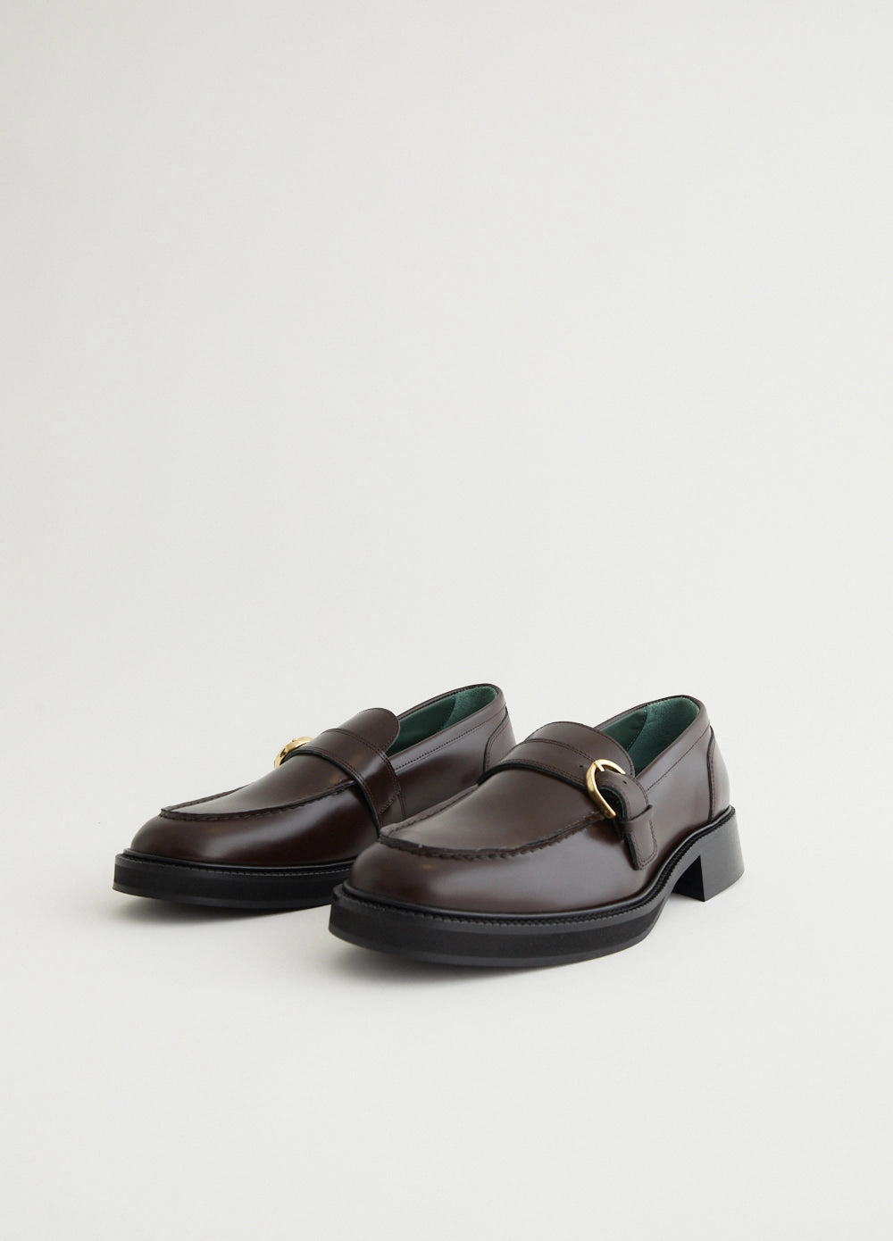 Beckett Brogues Heeled Townee Monk Loafers