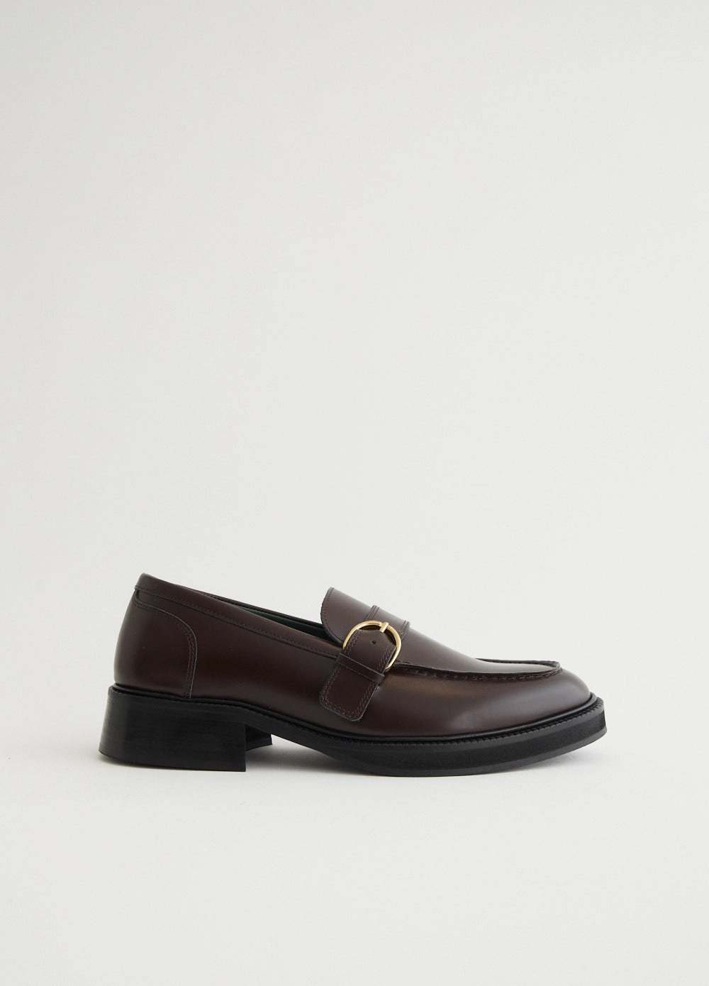 Heeled Townee Monk Loafers Oxford Shoes Brogue