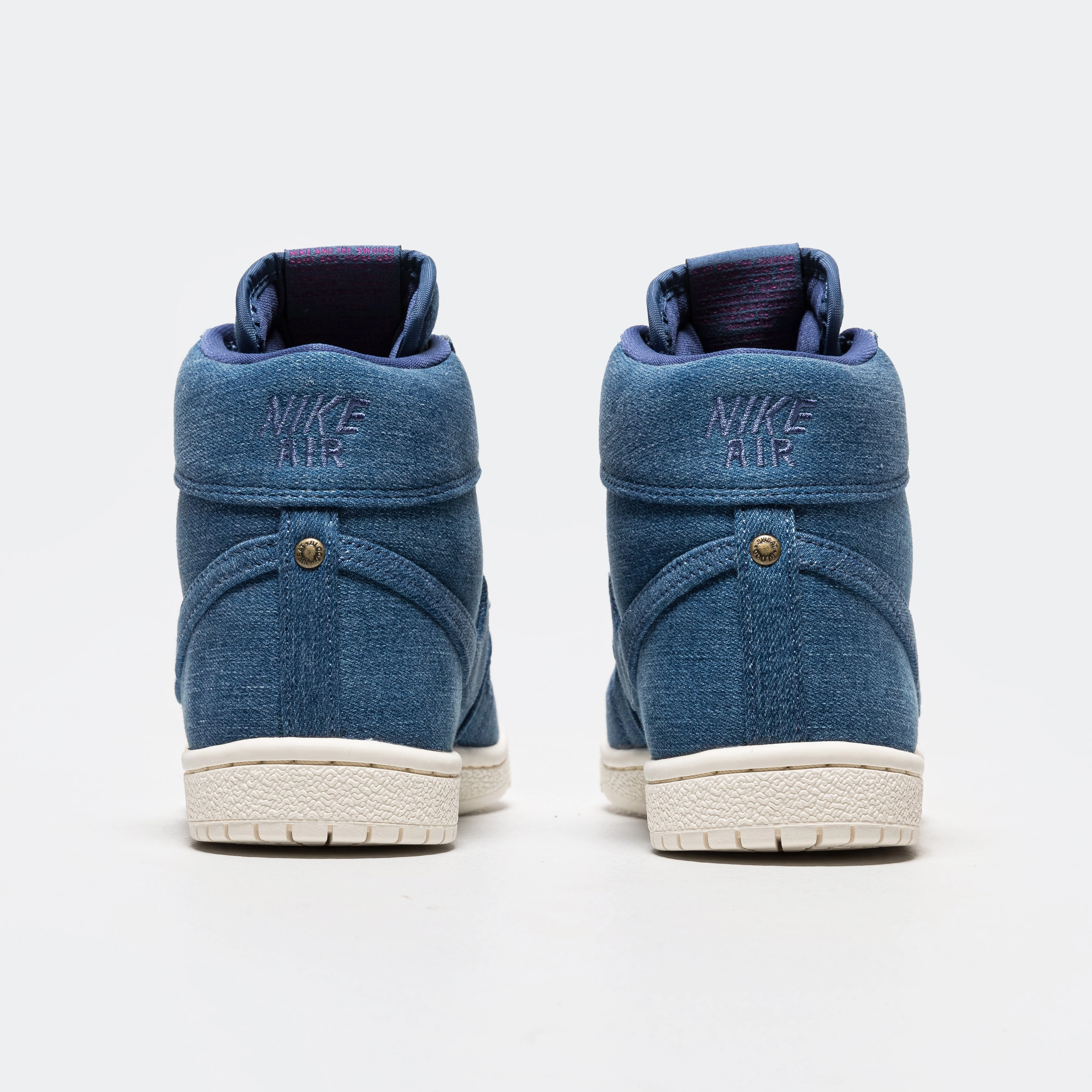 Basketball Shoes Gold Womens Air Ship PE SP - Mystic Navy/Bold Berry-Sail