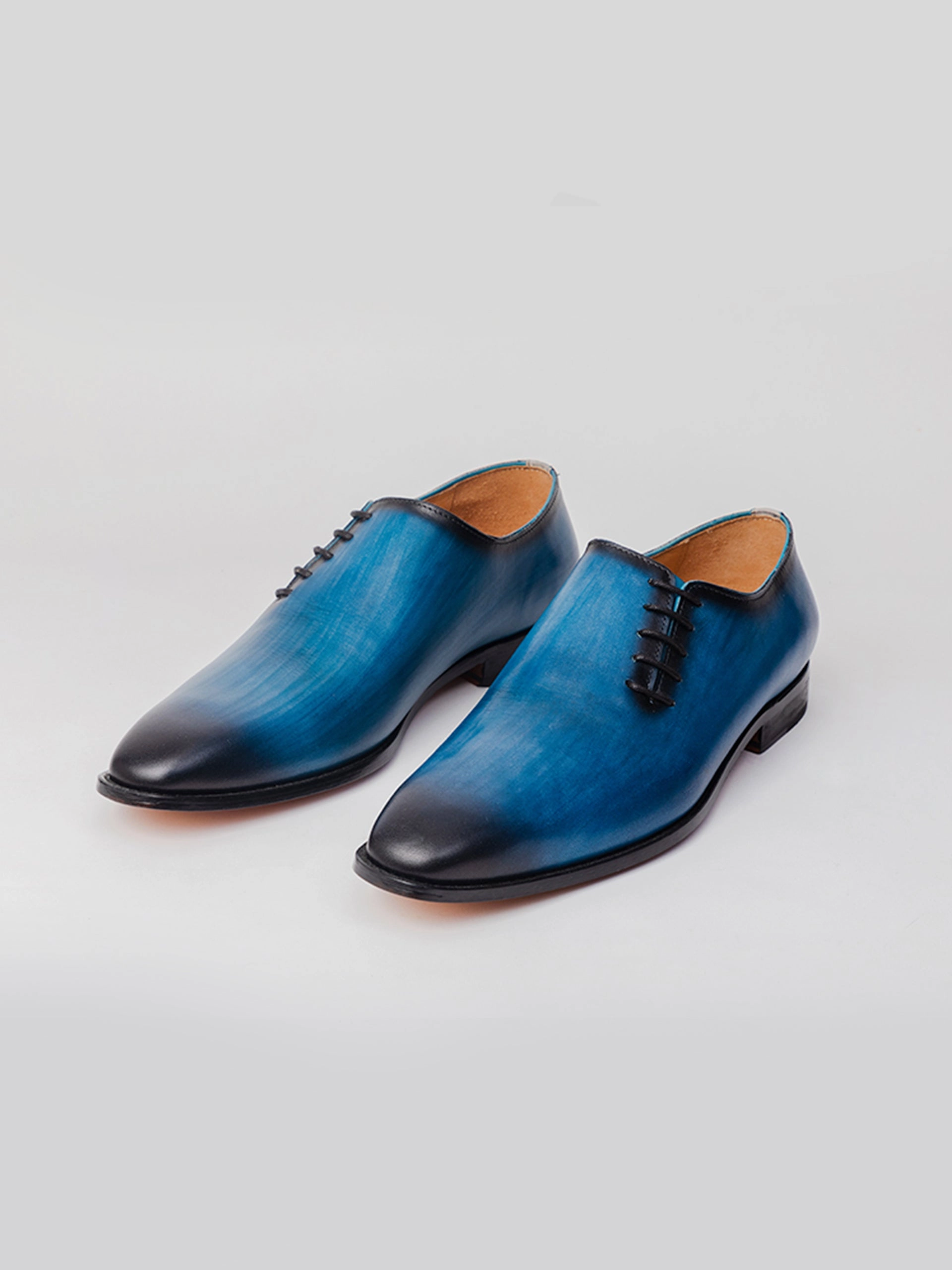 Henry Oxford - Blue Patina Oxfords Platform 8053