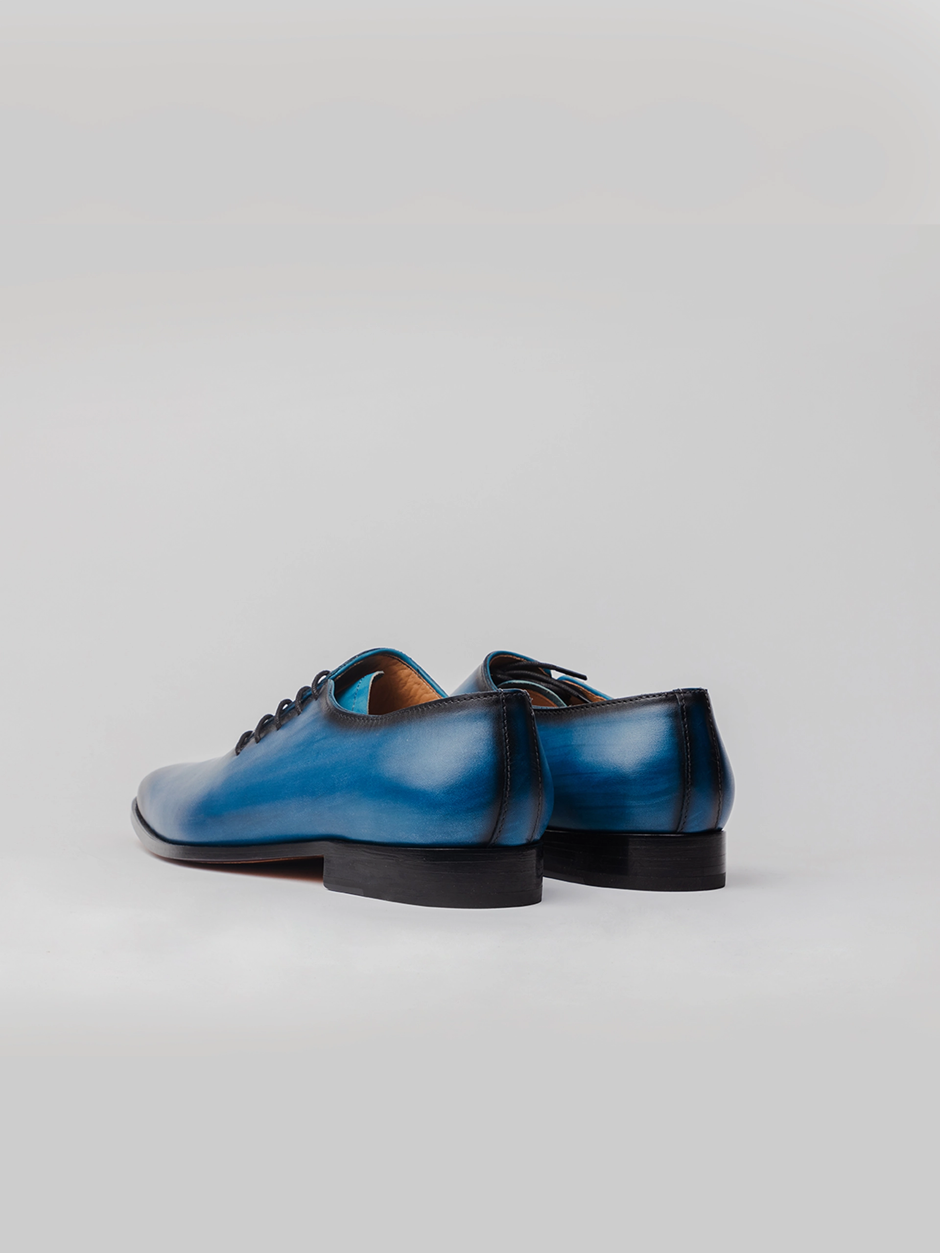 Henry Oxford - Blue Patina Oxford Suit Shoes