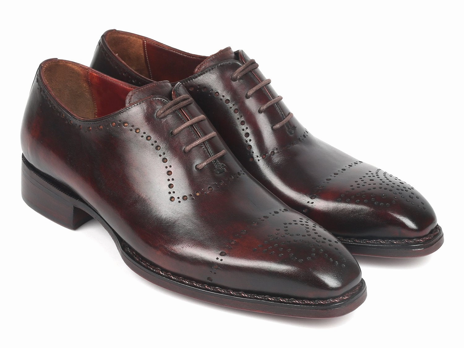 Doc Marten Oxfords Paul Parkman Men's Goodyear Welted Oxfords in Dark Bordeaux