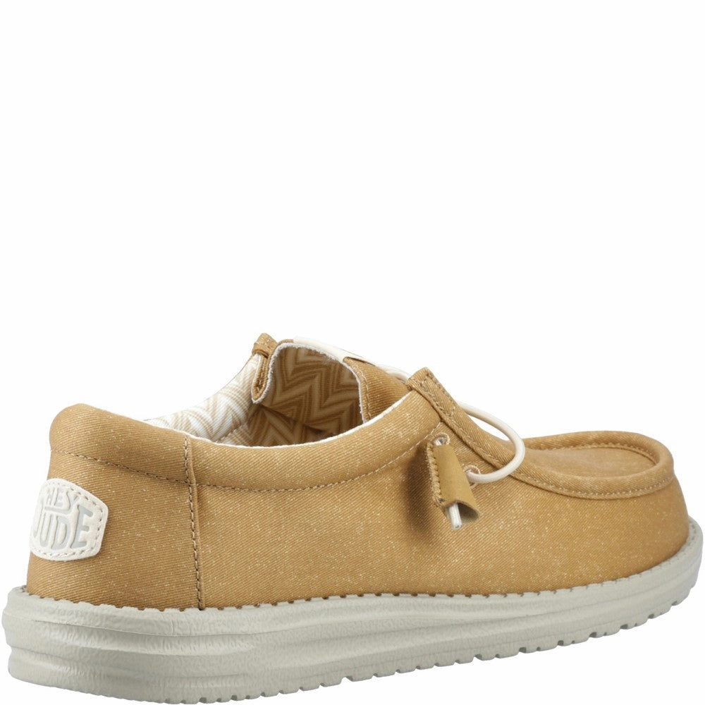 Smart Casual Running Shoes HEYDUDE Wally Canvas Shoe