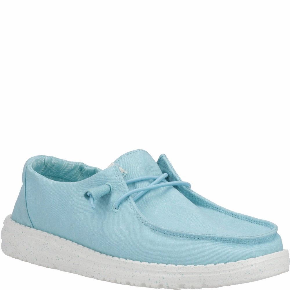 Business Casual Sports Shoes HEYDUDE Wendy Canvas Shoe