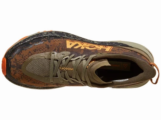 Trailing Shoe Slurry Hoka | Speedgoat 6 | Men's | Antique Olive/Squash