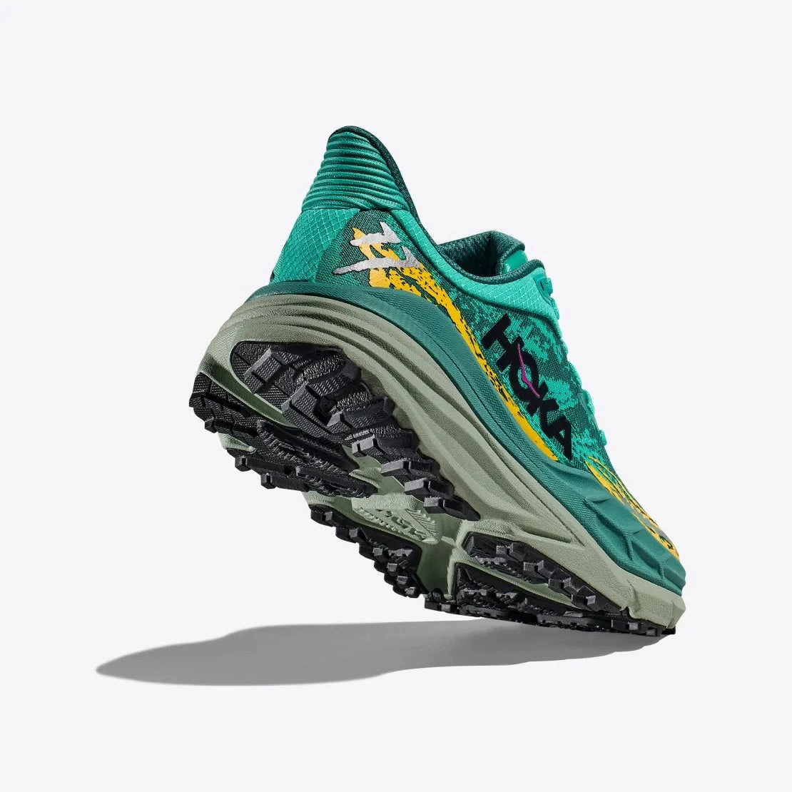 Trail Running Shoe Laces Hoka Stinson 7 | Electric Aqua / Oceanic | Womens