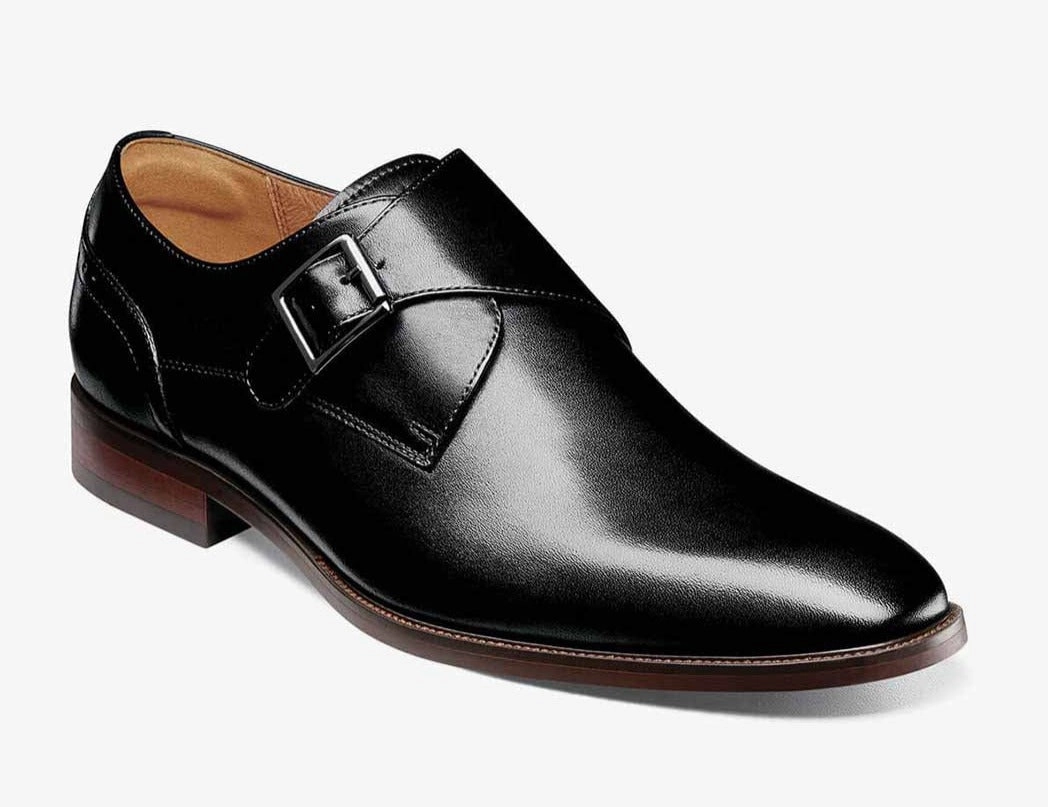 Zanni Brogues FLORSHEIM - (C2500) Sorrento Single-Monk Strap (Black)