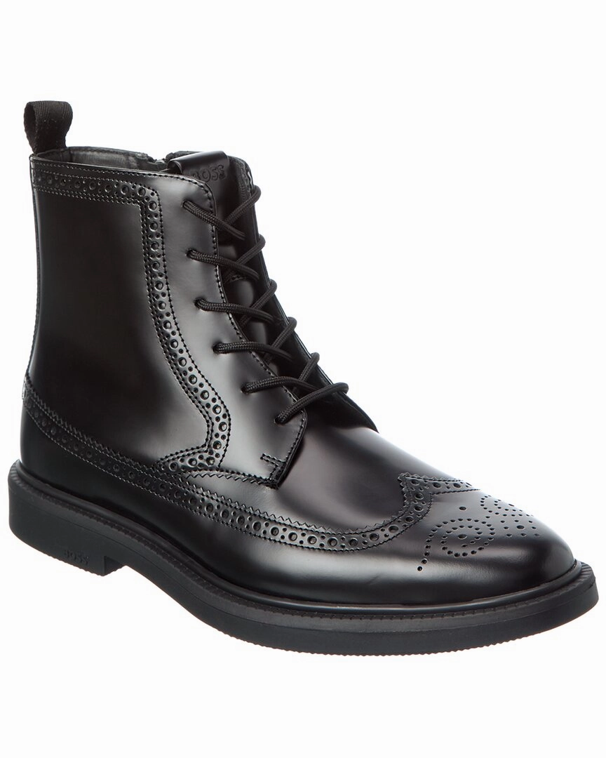 History Of Brogues Hugo Boss Larry Monk Leather Boot