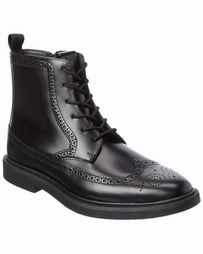 Hugo Boss Larry Monk Leather Boot Scottish Ghillie Brogues
