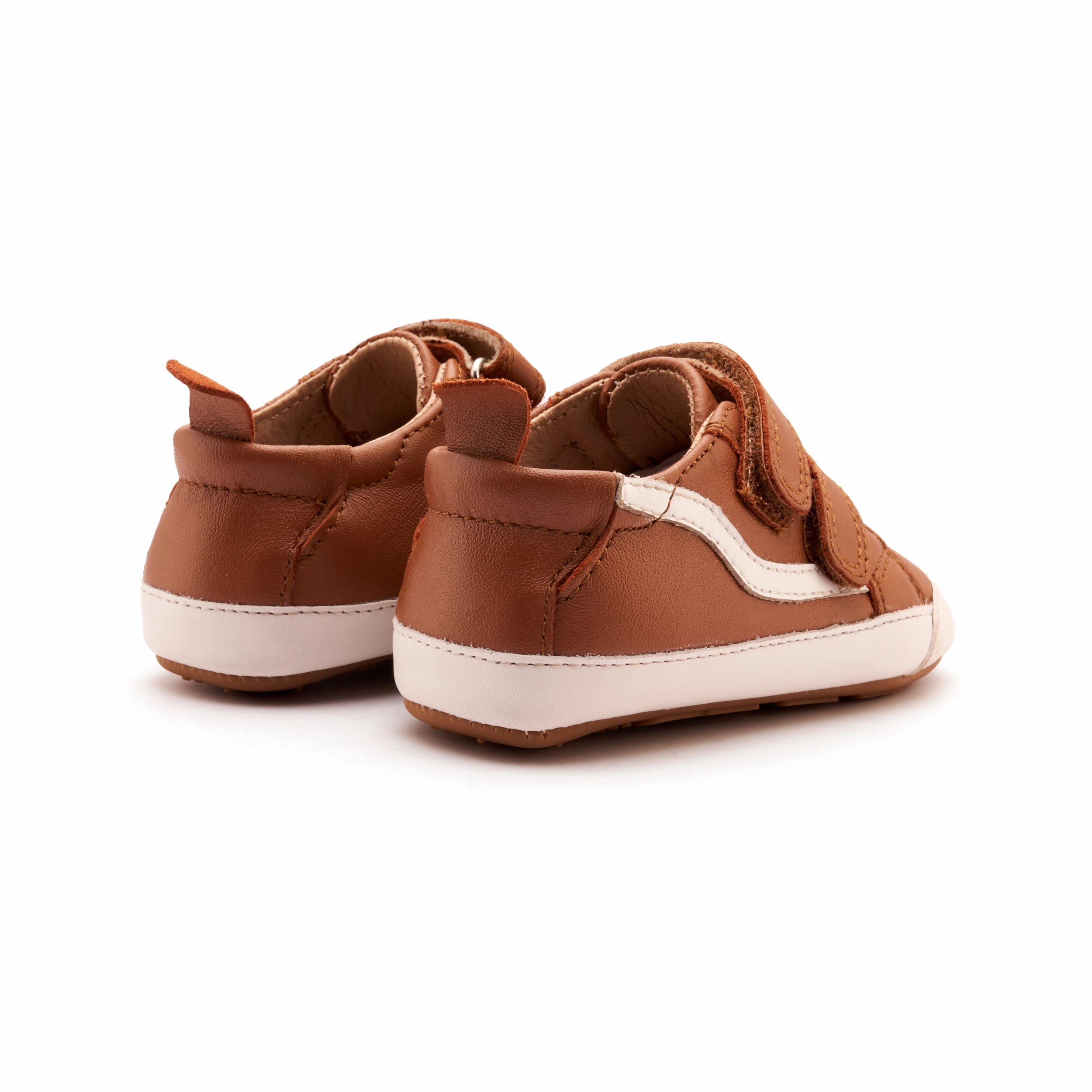 Old Soles Boy's Squiggle Bub Casual Shoes - Tan / Snow Aesthetic Snow Boots