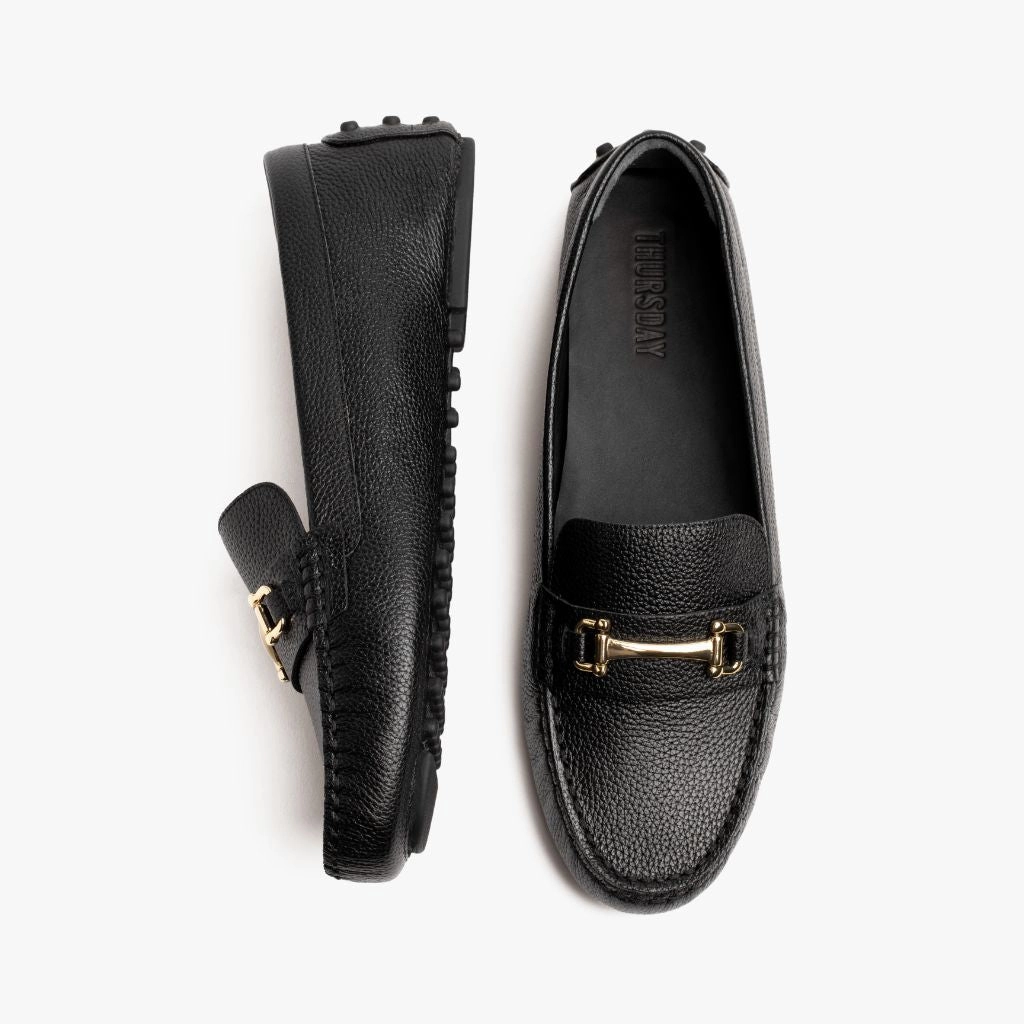Driving Loafer | Black & Gold Size 11 Loafers