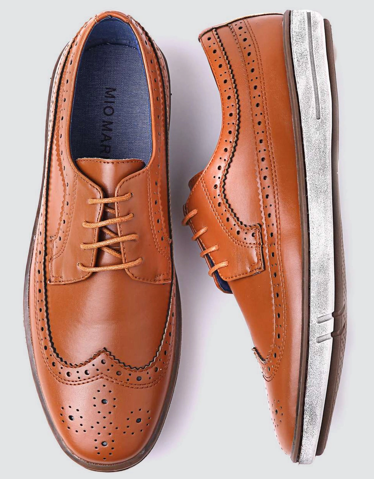 Meermin Oxfords Casual Wingtip Oxford Dress Shoes