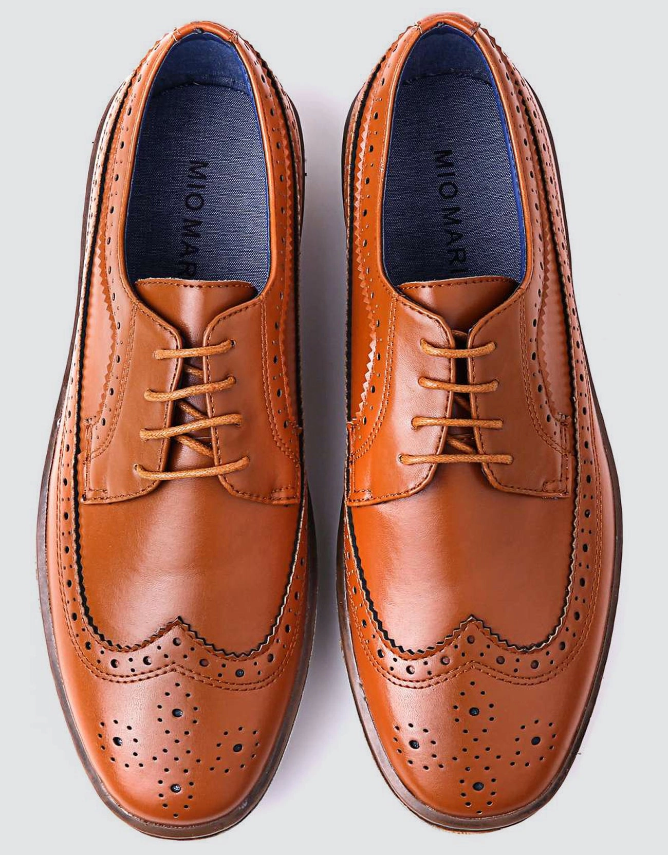 Casual Wingtip Oxford Dress Shoes Oxblood Oxfords