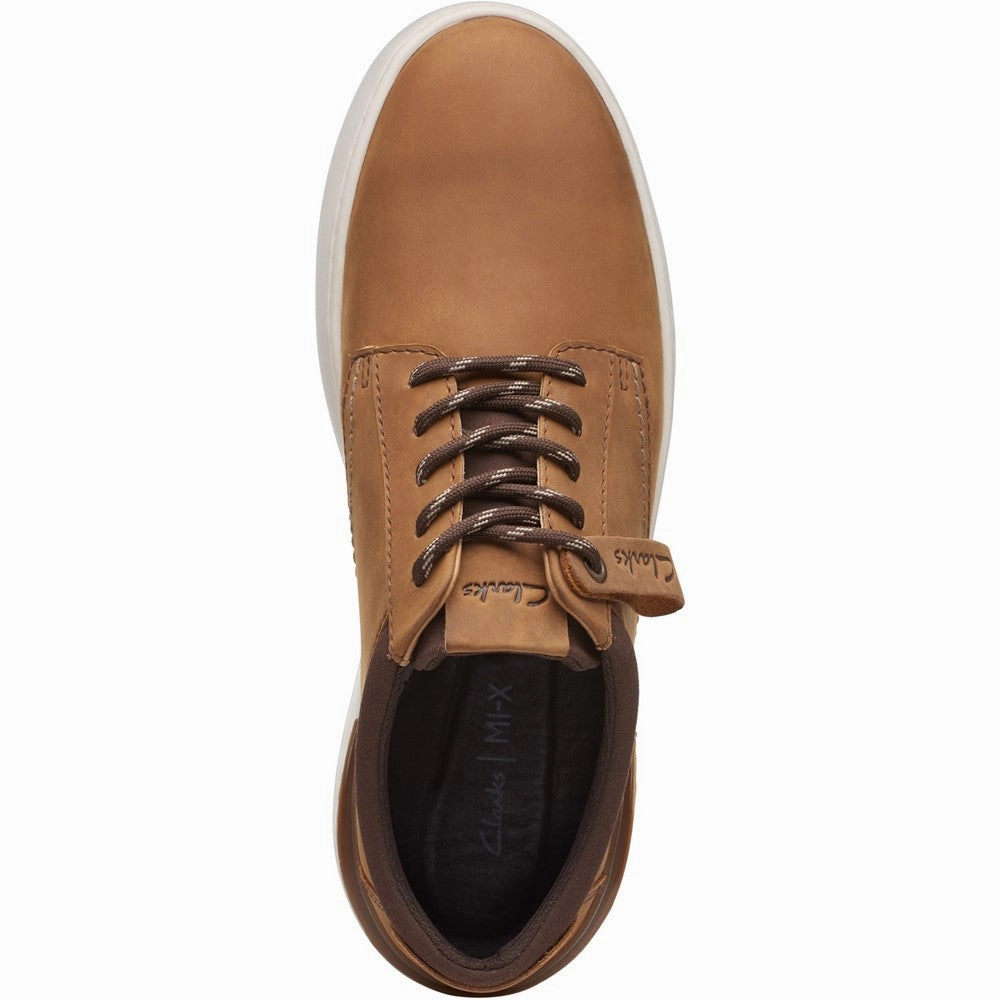 Clarks CourtLiteDerby Lace Shoes Rubber Sole Derby Shoes