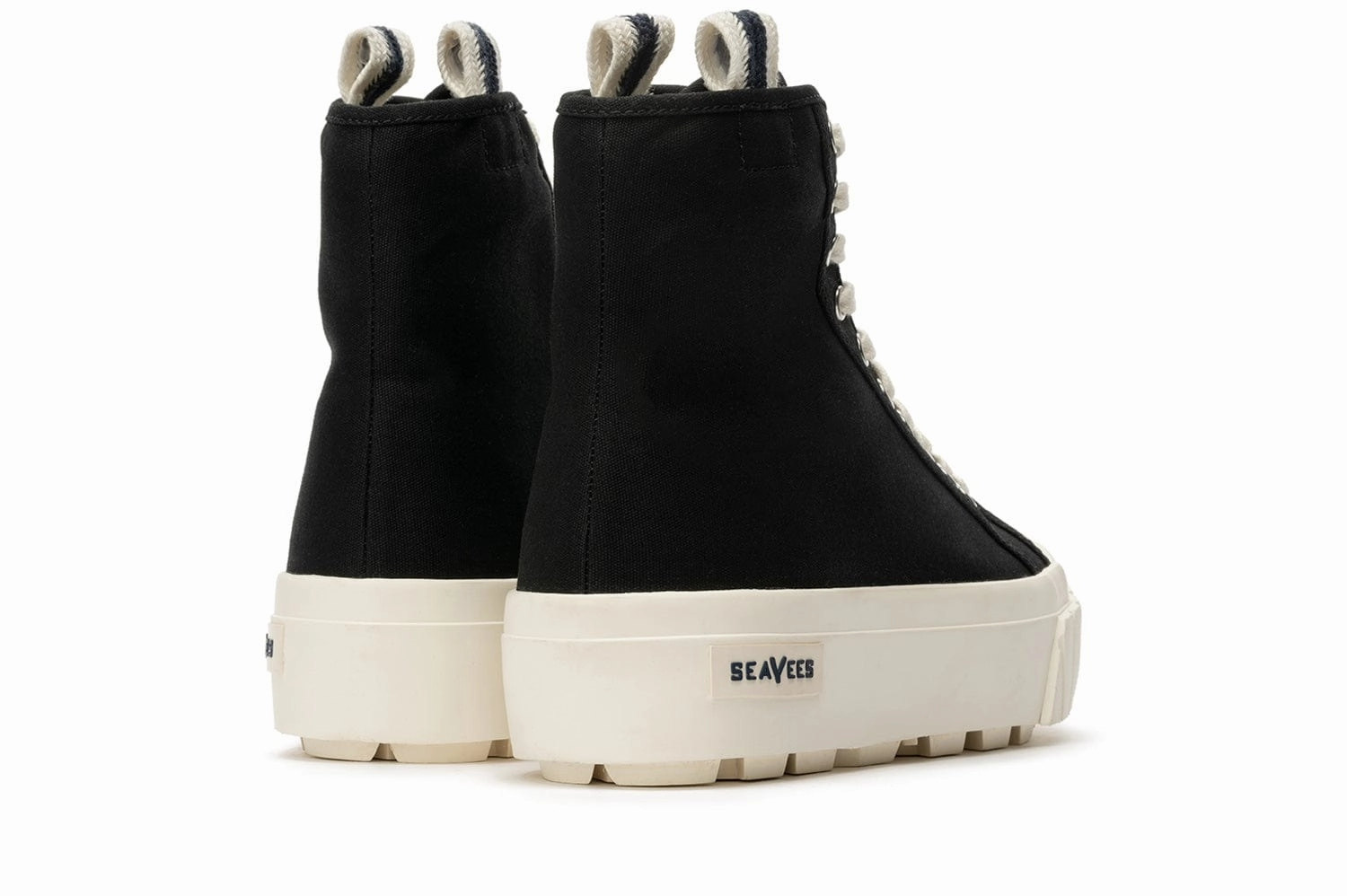 Womens - La Brea Lug High Top Platform - Black Runner Casual Shoes