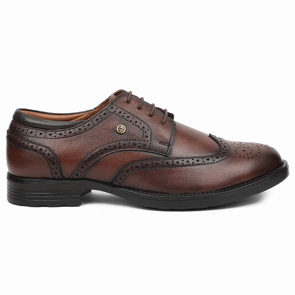 Oxfords Platform 8053 Healers Brown Formal Lacing Oxford Shoes For Men UDL-12 By Liberty