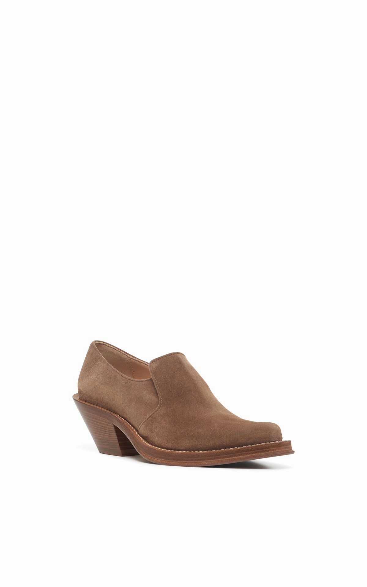Loafers Lug Sole Jack Loafer in Dark Sand Suede