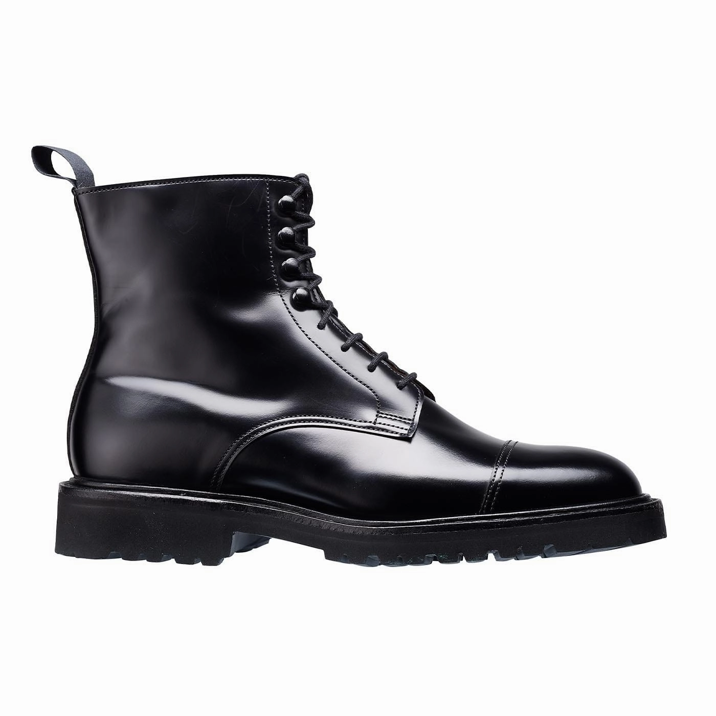 Jane Black Cavalry Calf Lace Up Shoes Flat