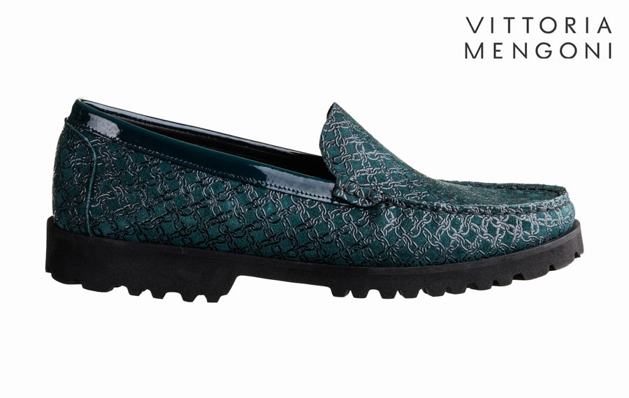 Loafers Steel Toe Vm Artsy Teal