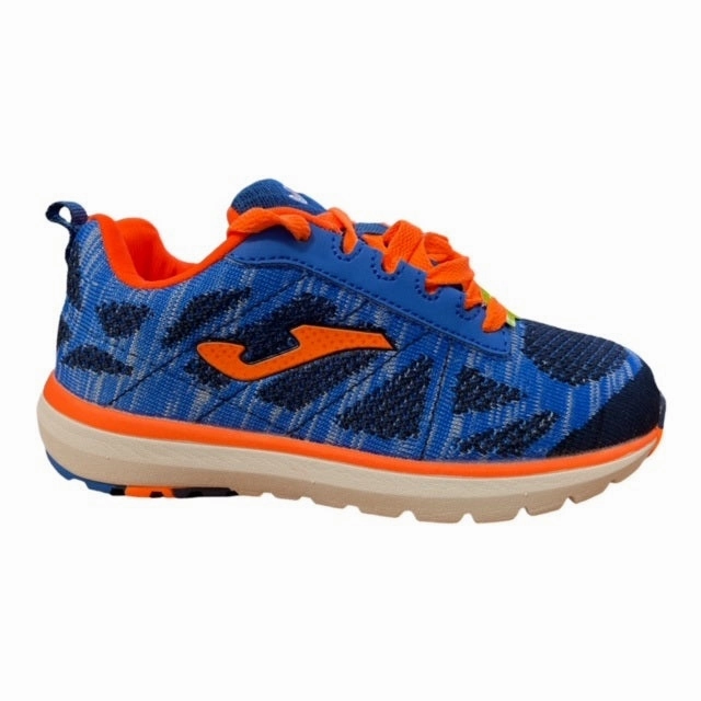 Running Shoe Charms Joma scarpa da ginnastica da ragazzo Alaska Jr 604 Blue-Orange J.ALASW-604