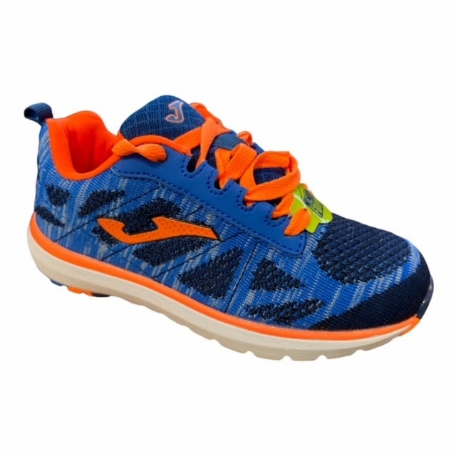 Running Shoes For Marathon Training Joma scarpa da ginnastica da ragazzo Alaska Jr 604 Blue-Orange J.ALASW-604