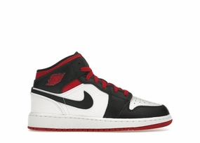 2023 Best Basketball Shoes Jordan 1 Mid Gym Red Black Toe (Gs)