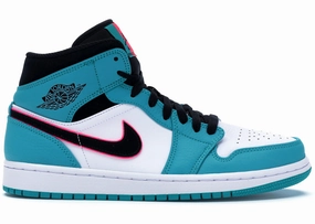 Smiley Face Basketball Shoes Jordan 1 Mid South Beach