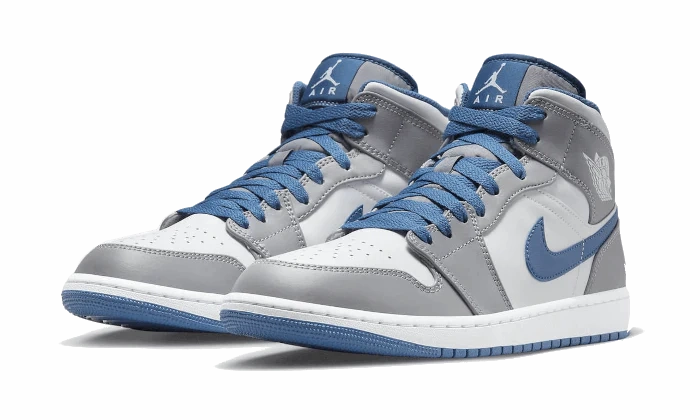 Jordan 1 Mid True Blue Cement Best Basketball Shoes For Shooters