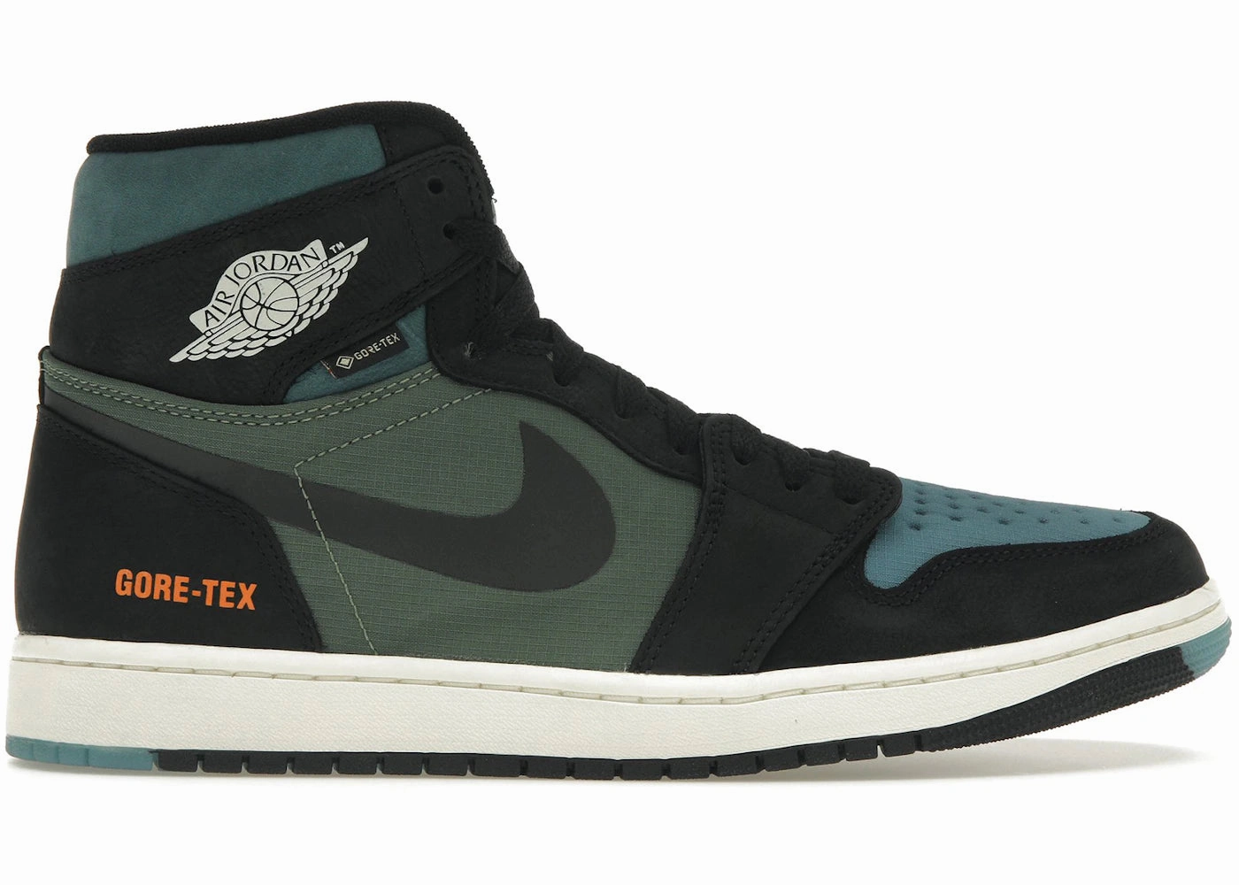 Basketball Shoes Pros Jordan 1 Retro High Element Gore-Tex Black Olive