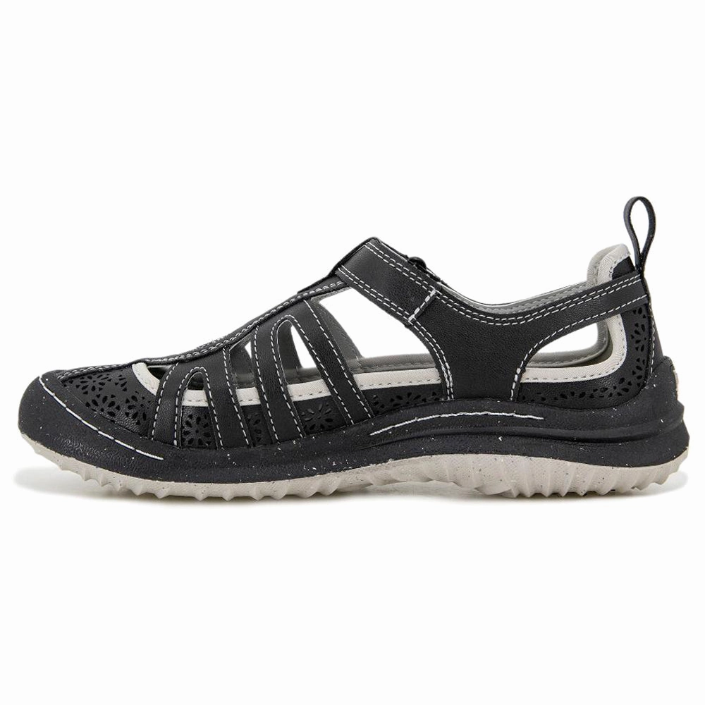 Black Leather Slip On Joy Cut Out Slip On Sneakers