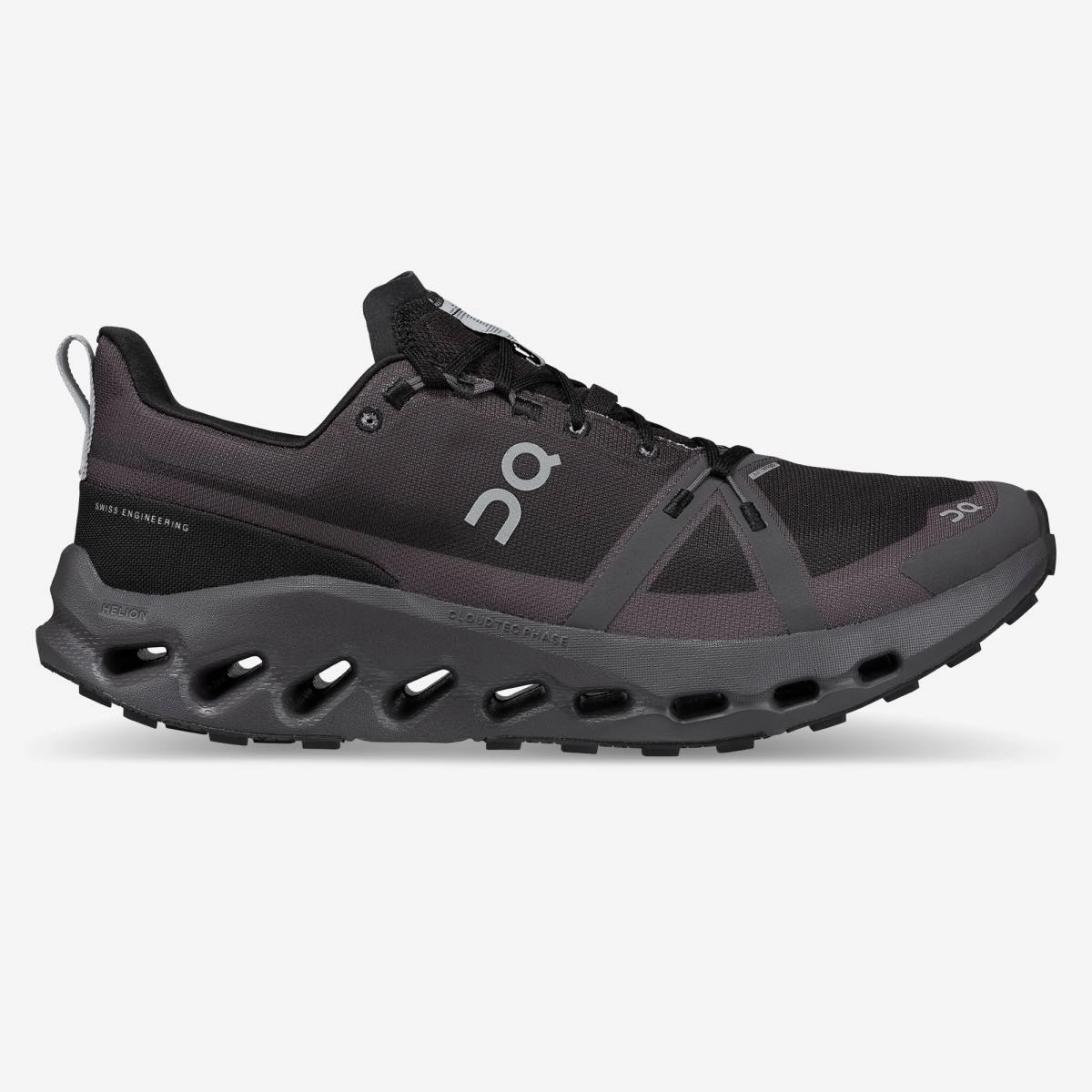 On Running | Cloudsurfer Trail WP | Men's | Black/Eclipse Speedgoat Trail-running Shoes