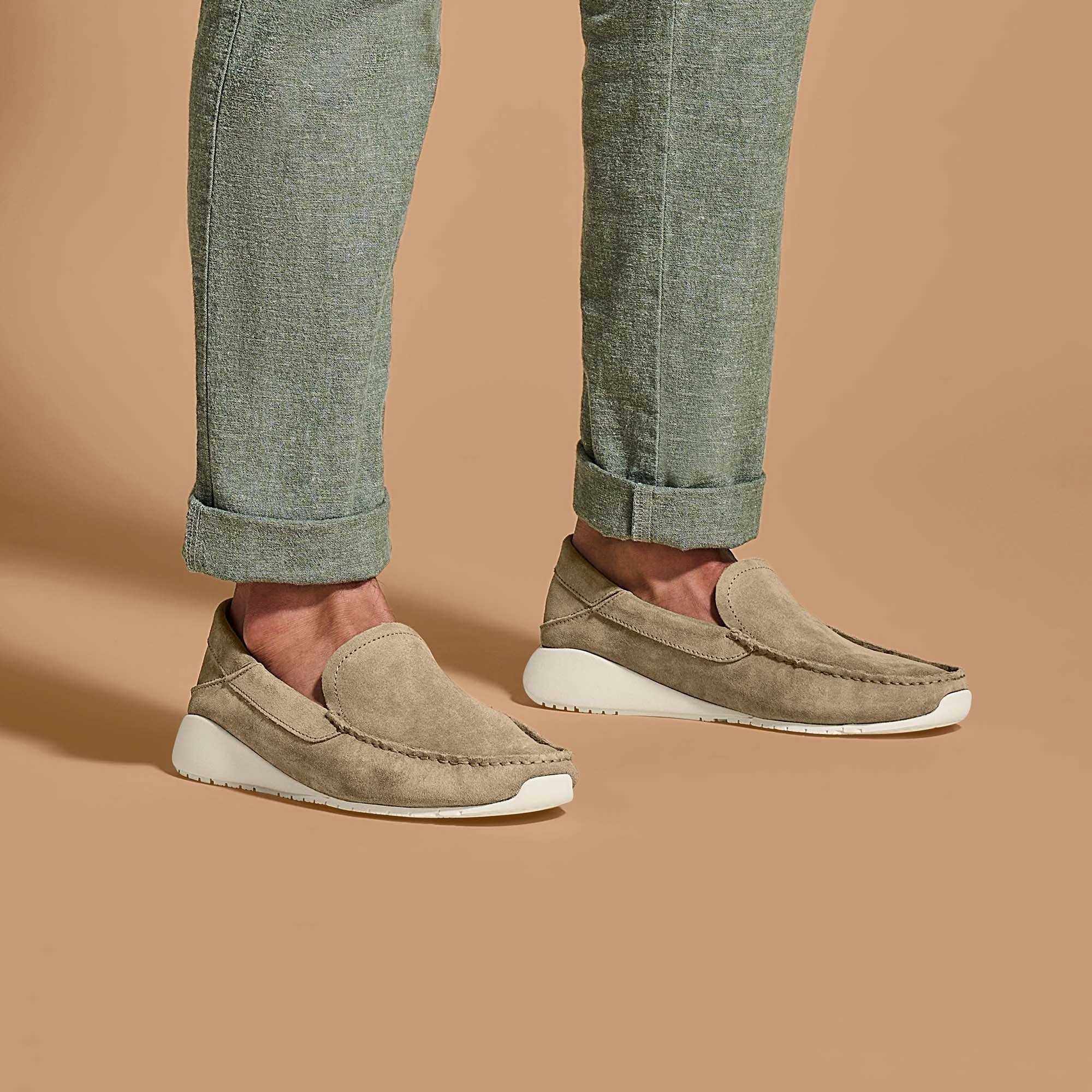 Alden Suede Loafers Kaa Loafer - Oatmeal