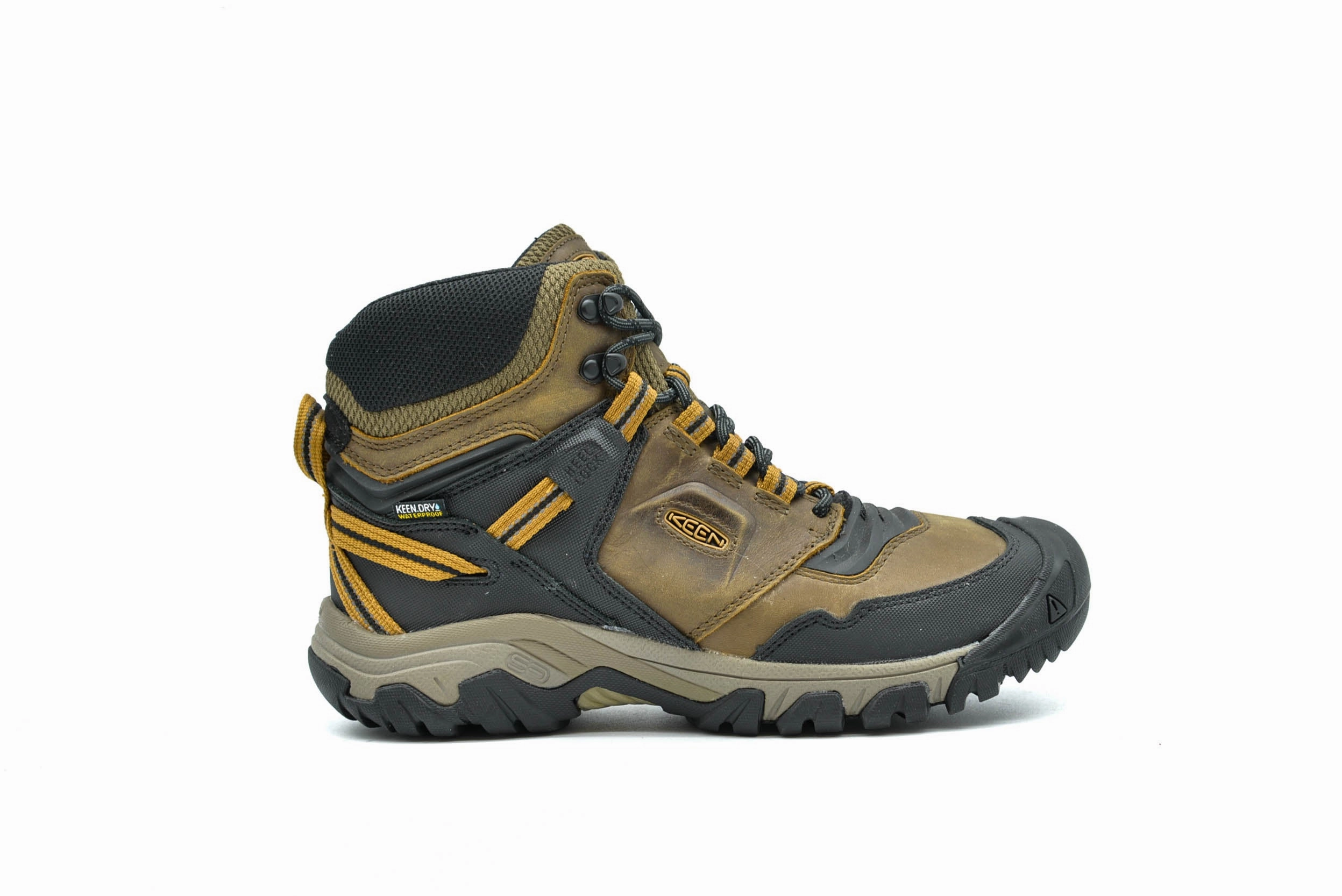 Used Hiking Shoes KEEN. RIDGE FLEX WATERPROOF BOOT